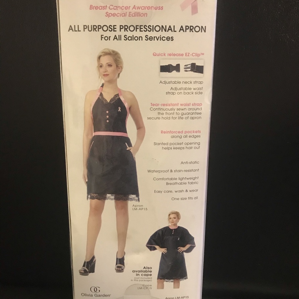 Stylist apron. Pink and lacy